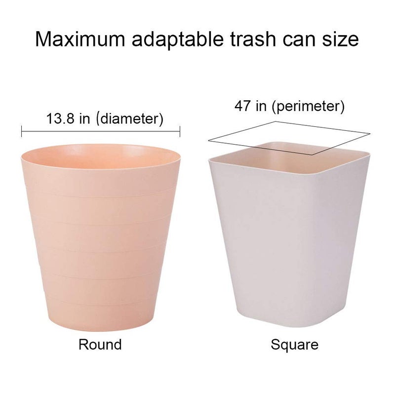 HEORRYN 8 Gallon Drawstring Trash Bags-0.79 Mil Ultra Strong Medium Trash Can Liners for Kitchen/Office, Unscented White Garbage Bags, 60 Count - Image 3